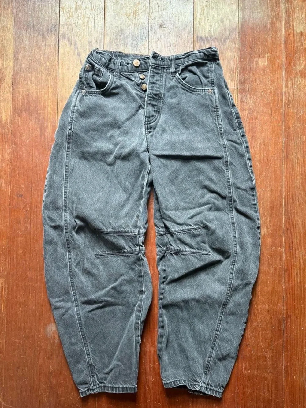 Free People Barrel Jeans 24
